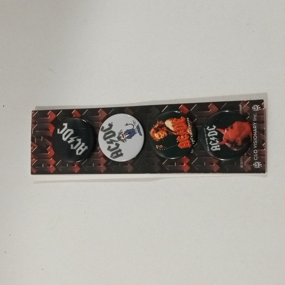 AC/DC 4pc 2011 Hat Pins - Picture 2 of 5
